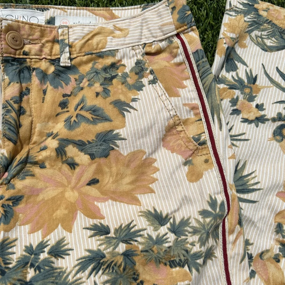 Anthro Pattern & Striped Pants - Picture 3 of 4